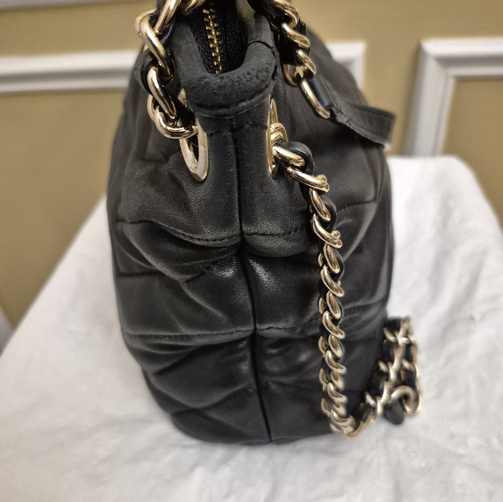 Talbots Black Quilted Shoulder Bag - Picture 6 of 14